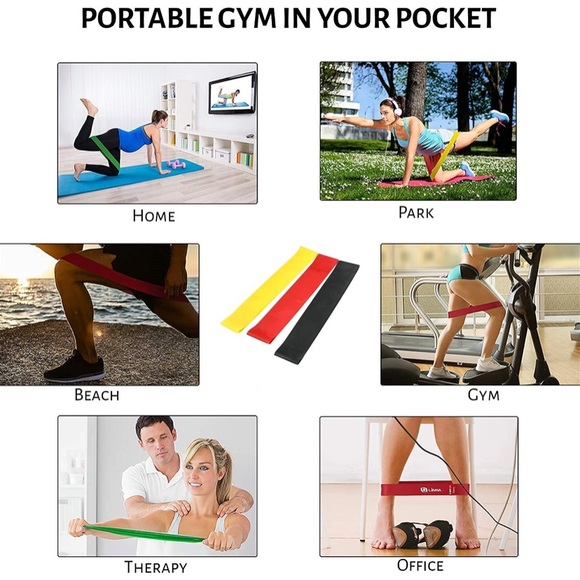 Ropeless Jump Rope | weighted cordless jumping rope and  3 Pcs Resistance Loop - Picture 5 of 6